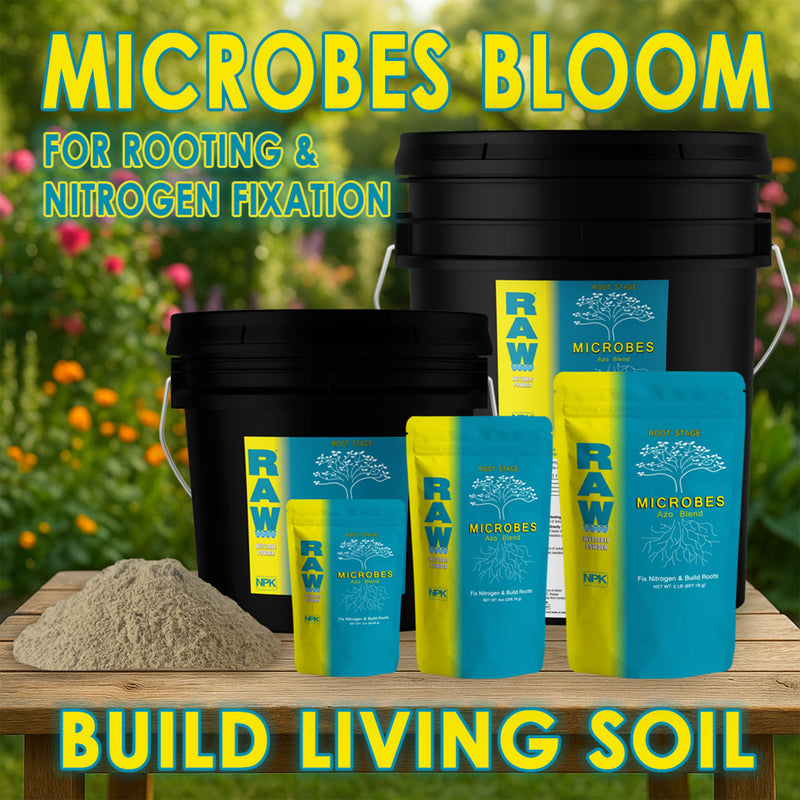 RAW Microbes Azos | Nitrogen-Fixing Bacteria | Root Inoculant