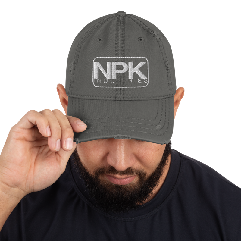 NPK Distressed Dad Hat